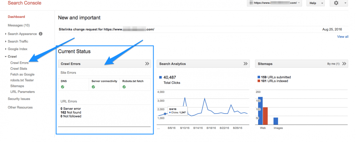 How to Fix Google Webmaster Tool Site Crawl Errors