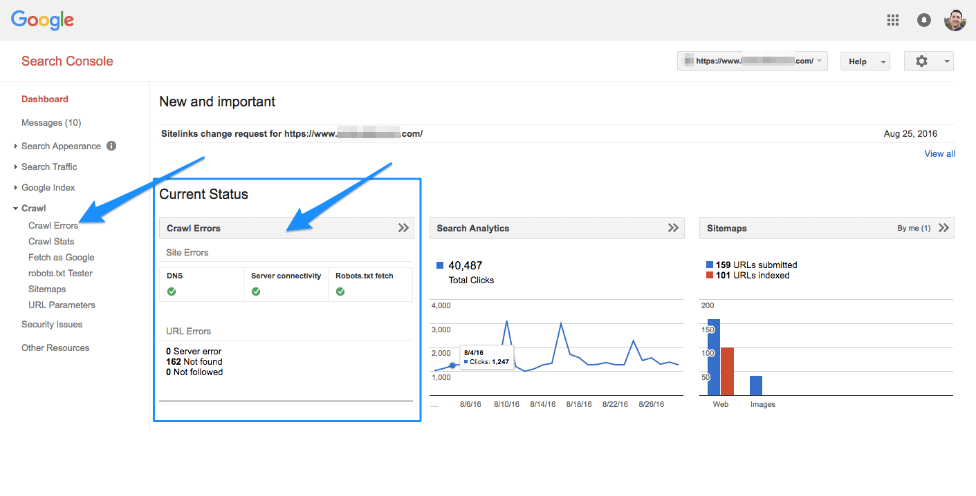How to Fix Google Webmaster Tool Site Crawl Errors