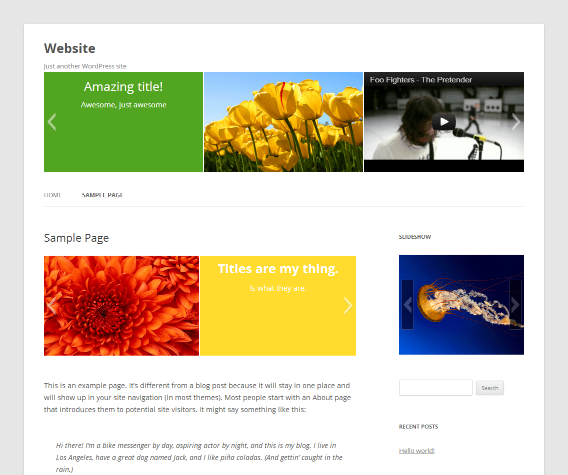 How To Create Slideshow In WordPress