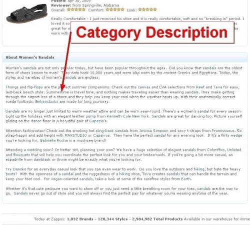 category description