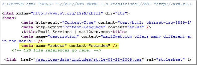 How to Tell Google Not to Index a Page in Search