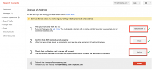How To Tell Google About Site Address Change