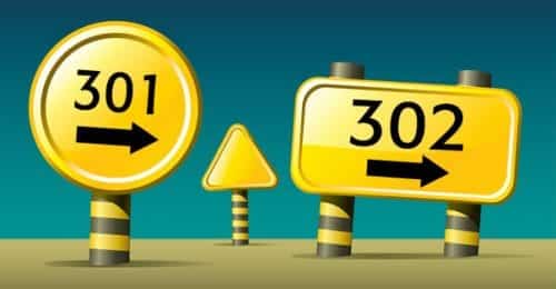 difference between 301 and 302 redirect