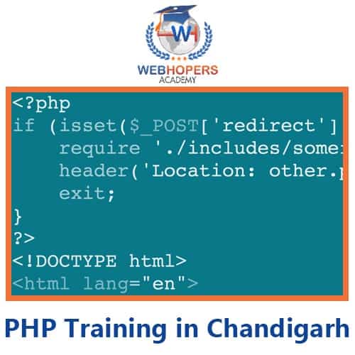 Top PHP Training Institute in Chandigarh