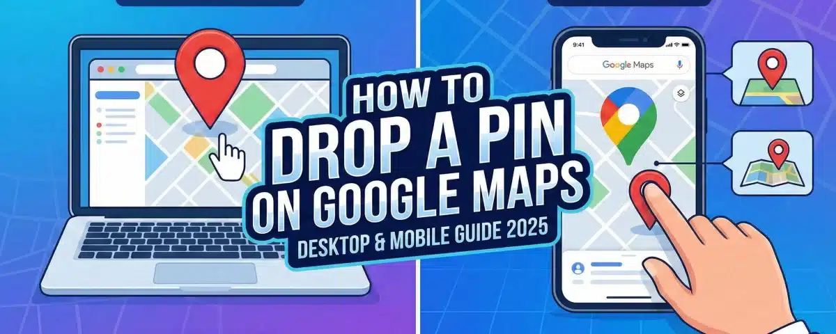 How to Drop a Pin in Google Search Maps Through Desktop & Mobile